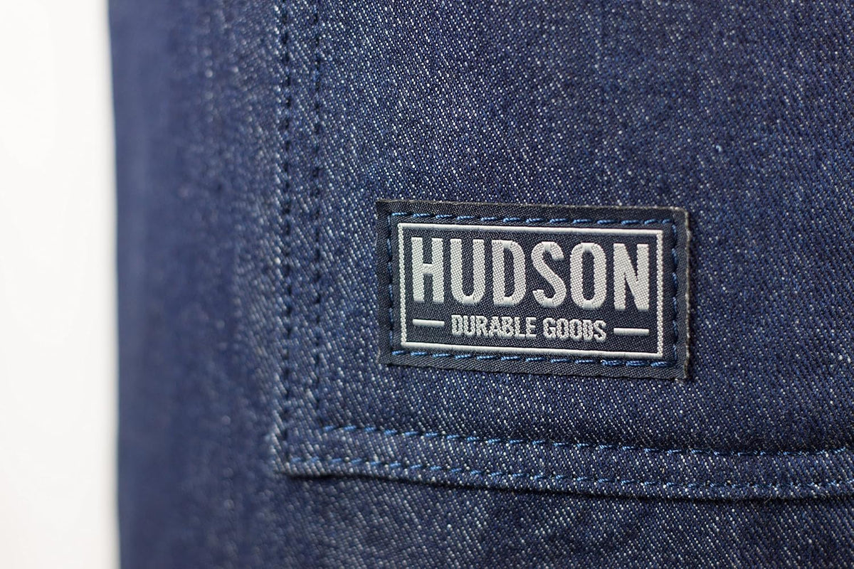 Hudson Durable Goods - Professional Grade Chef Apron for Kitchen, BBQ & Grill