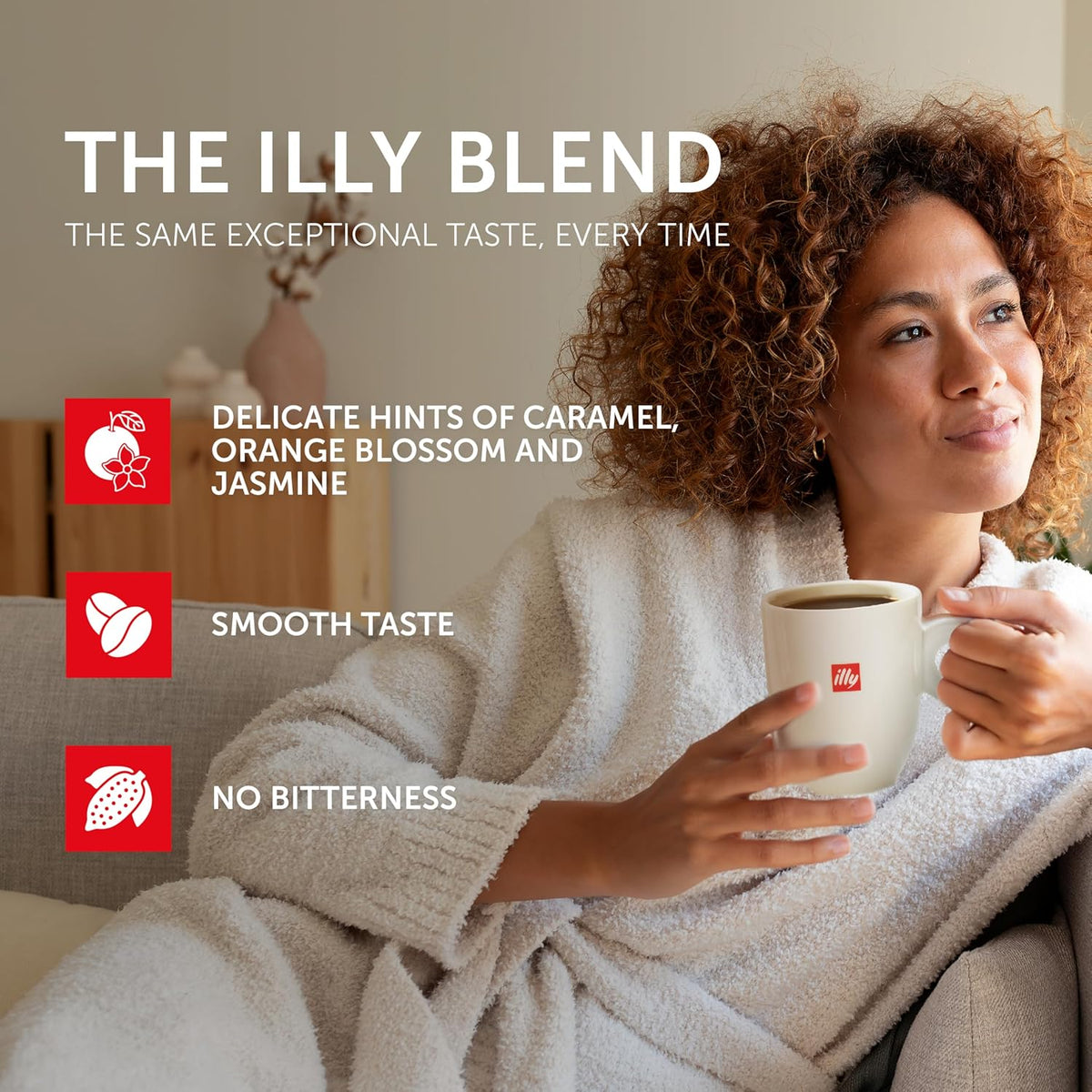 Illy Whole Bean Coffee, Classico Medium Roast - Mild & Balanced - 100% Arabica - Whole Beans - Pressurized Packaging Sealed for Freshness - 8.8oz can (Pack of 12)