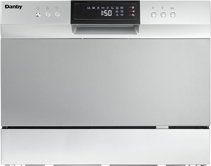 Danby DDW631SDB Countertop Dishwasher, Stainless Steel