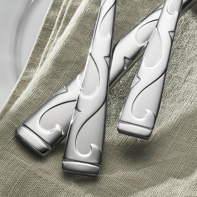 Oneida Tuscany 20-Piece Flatware Set, Service for 4, Silver